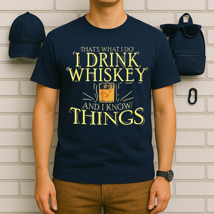 That Was I Do I Drink Whiskey And I Know Things T-Shirt
