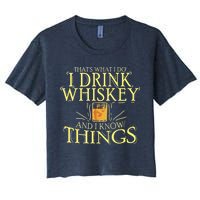 That Was I Do I Drink Whiskey And I Know Things Crop Top