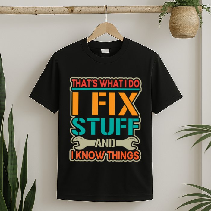 That's What I Do I Fix Stuff And I Know Things T-Shirt