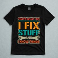 That's What I Do I Fix Stuff And I Know Things T-Shirt