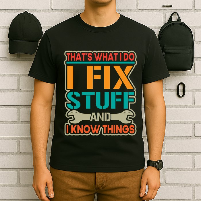 That's What I Do I Fix Stuff And I Know Things T-Shirt