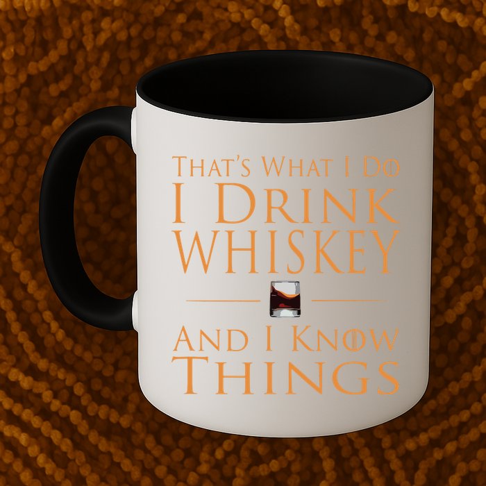 Thats What I Do I Drink Whiskey And I Know Things Mug