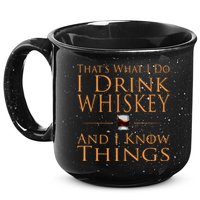 Thats What I Do I Drink Whiskey And I Know Things 15oz Campfire Ceramic Mug