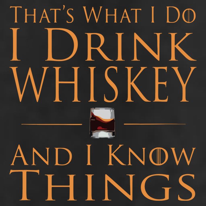 Thats What I Do I Drink Whiskey And I Know Things Microfiber Hand Towel