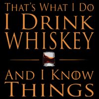 Thats What I Do I Drink Whiskey And I Know Things Cropped Pullover Crew