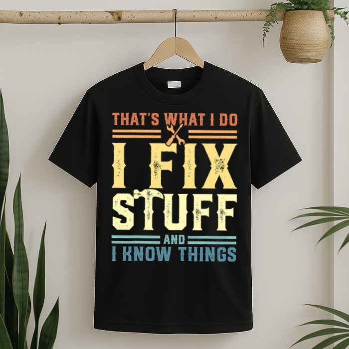 That's What I Do I Fix Stuff And I Know Things T-Shirt