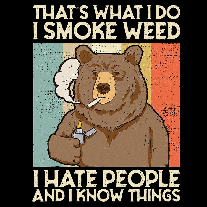 Thats What I Do I Smoke Weed I Hate People And I Know 420 Button