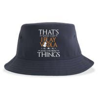 That's What I Do I Play Viola And I Know Things - Violist Sustainable Bucket Hat