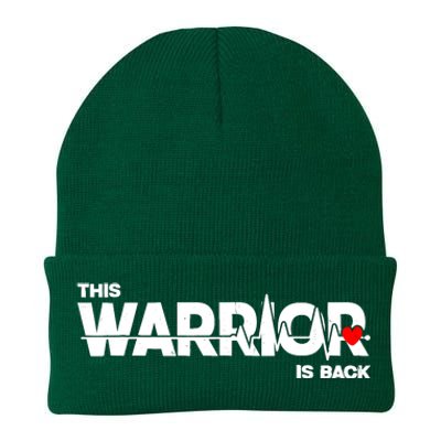 This Warrior Is Back Open Heart Surgery Recoverys Wo Knit Cap Winter Beanie