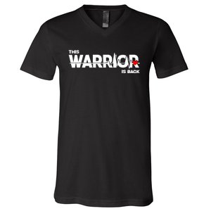 This Warrior Is Back Open Heart Surgery Recoverys Wo V-Neck T-Shirt