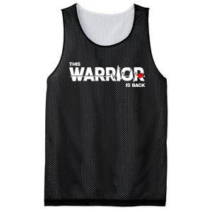 This Warrior Is Back Open Heart Surgery Recoverys Wo Mesh Reversible Basketball Jersey Tank