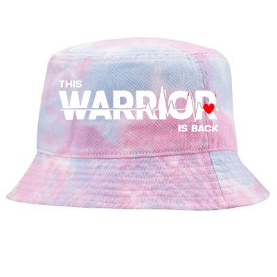 This Warrior Is Back Open Heart Surgery Recoverys Wo Tie-Dyed Bucket Hat