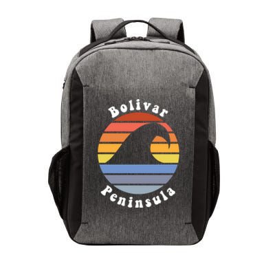 Tx Wave In Bolivar Peninsula Texas Beach Vacation Souvenir Funny Gift Vector Backpack