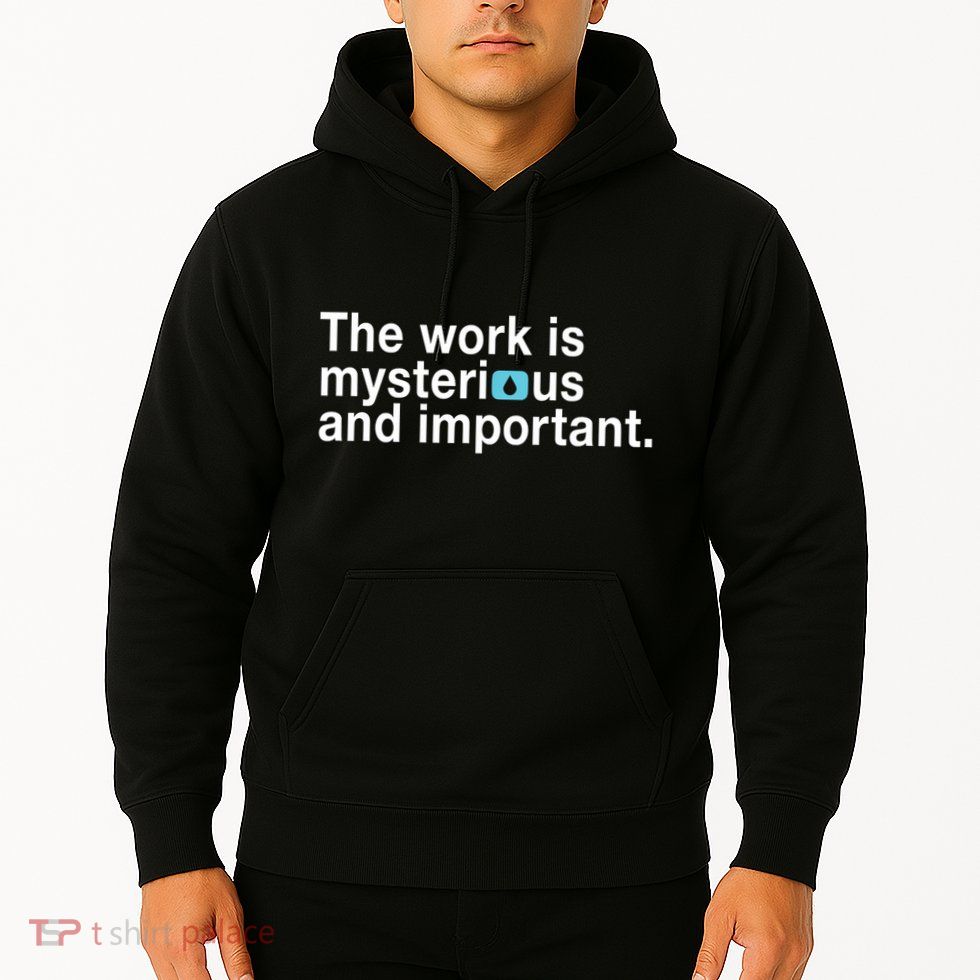 The Work Is Mysterious And Important Hoodie