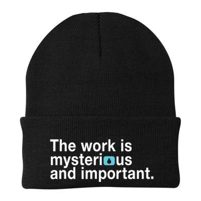 The Work Is Mysterious And Important Beanie