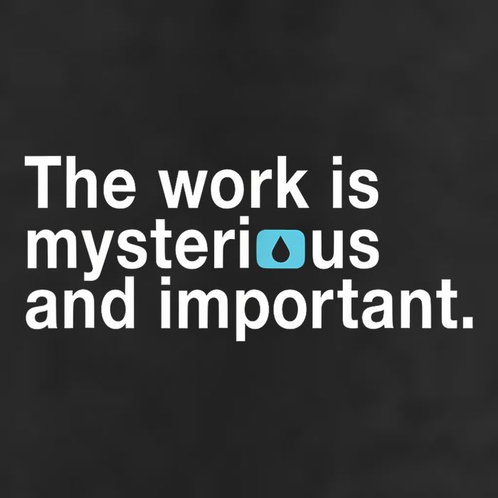 The Work Is Mysterious And Important Hat