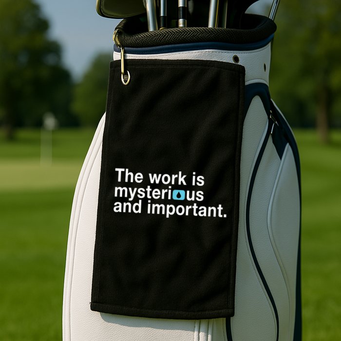 The Work Is Mysterious And Important Golf Towel