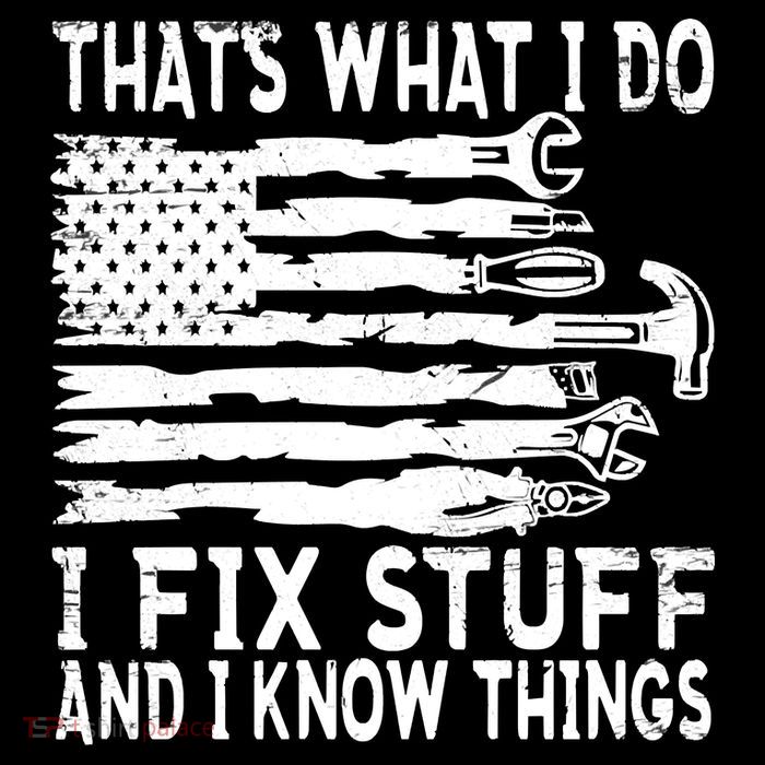 That's What I Do I Fix Stuff And I Know Things Funny City Backpack