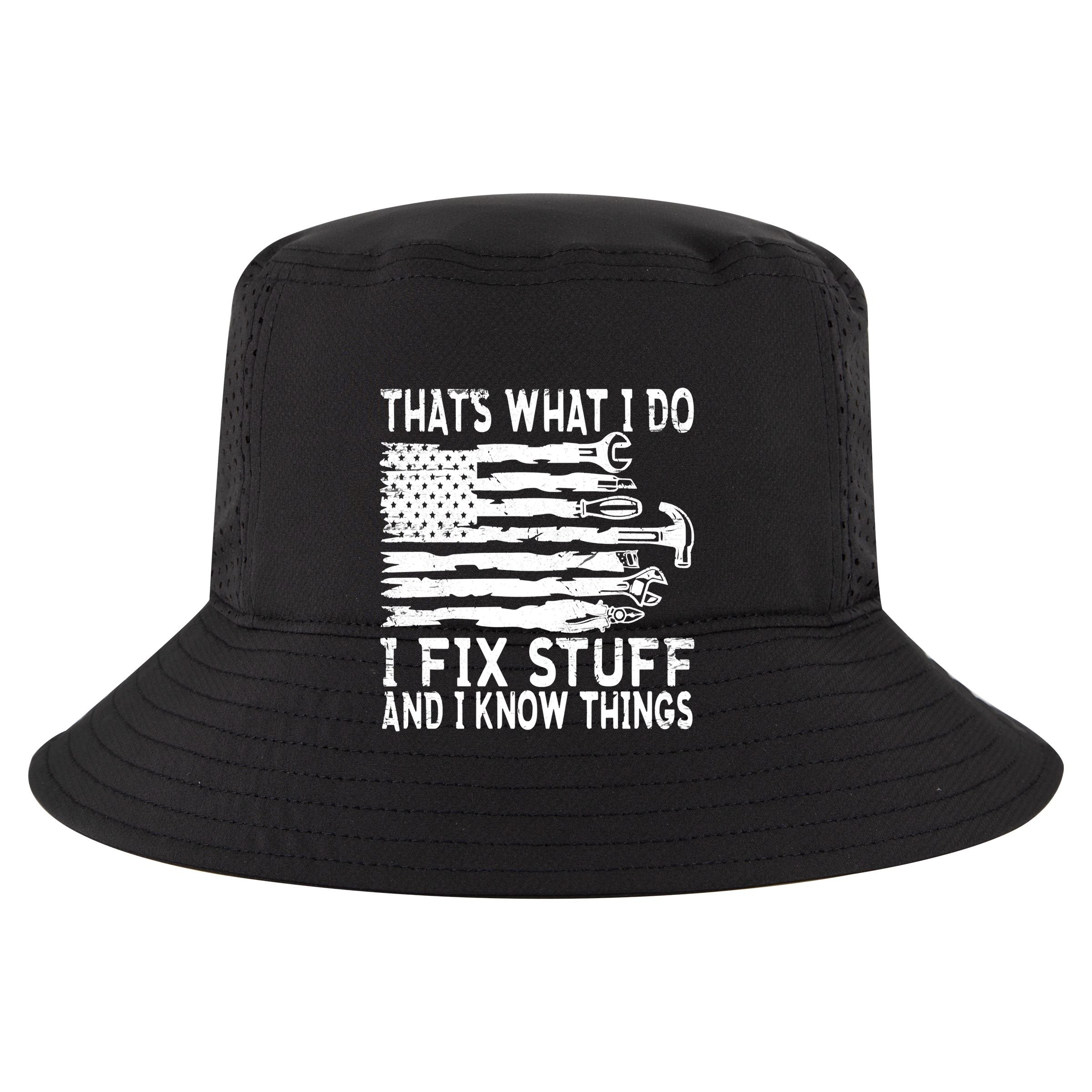 That's What I Do I Fix Stuff And I Know Things Funny Crop Fleece Hoodie