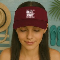That's What I Do I Fix Stuff And I Know Things Funny Visor