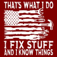 That's What I Do I Fix Stuff And I Know Things Funny Visor