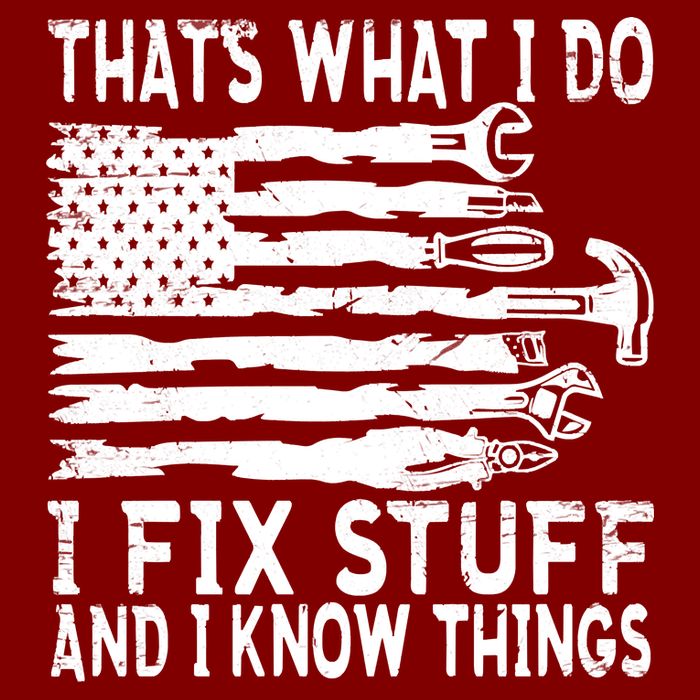 That's What I Do I Fix Stuff And I Know Things Funny Visor