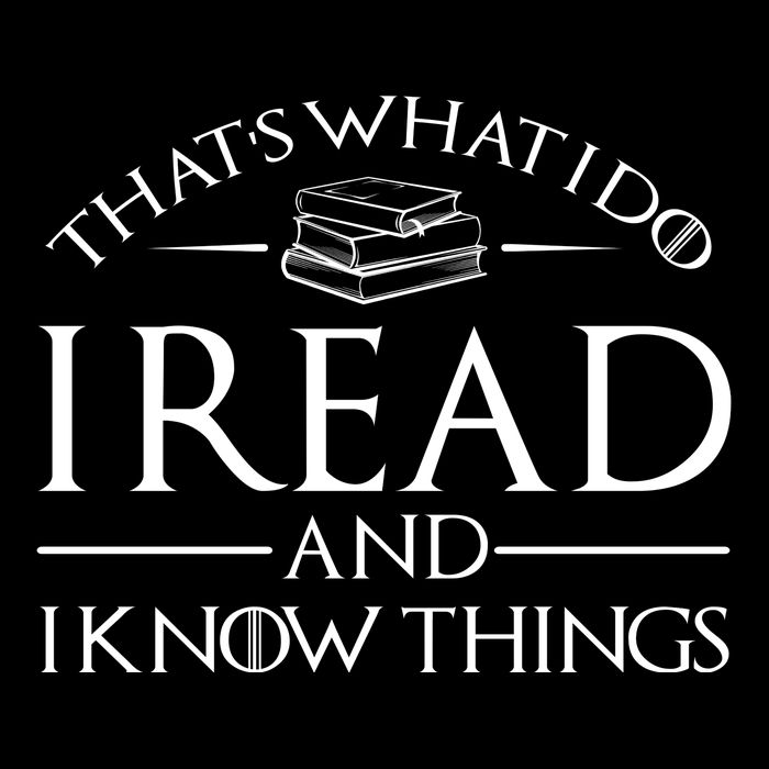 ThatS What I Do I Read And I Know Things Mousepad