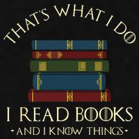 That's What I Do I Read Books And I Know Things Reading Ladies PosiCharge Tri-Blend Wicking Tank