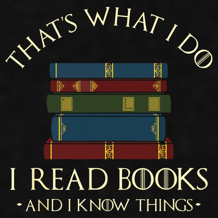 That's What I Do I Read Books And I Know Things Reading Ladies PosiCharge Tri-Blend Wicking Tank