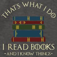 That's What I Do I Read Books And I Know Things Reading Vector Backpack