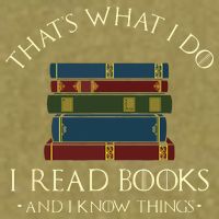 That's What I Do I Read Books And I Know Things Reading Garment-Dyed Women's Muscle Tee