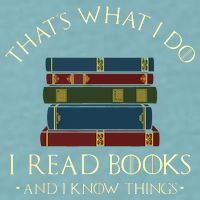 That's What I Do I Read Books And I Know Things Reading Sueded Cloud Jersey T-Shirt