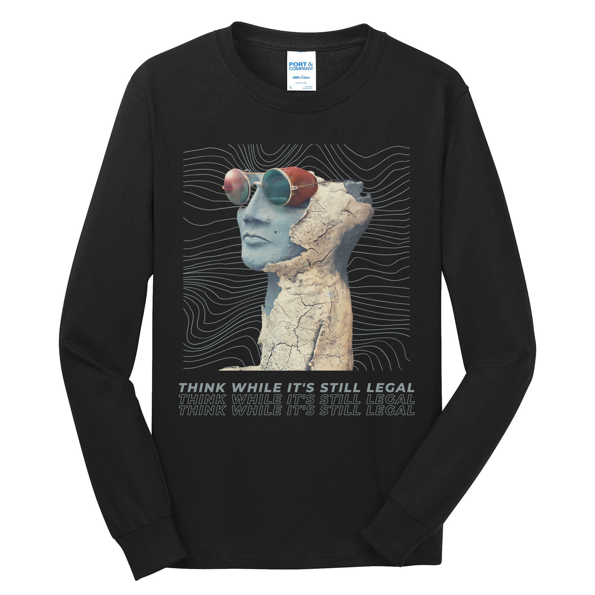 Think While It's Still Legal Anti Woke Cancel Culture Tall Long Sleeve T-Shirt