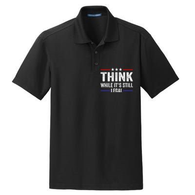 Think While Its Still Legal Think While It's Still Legal Dry Zone Grid Polo