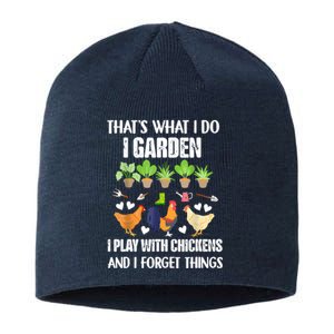 Thats What I Do I Garden I Play With Chickens Forget Things Sustainable Beanie