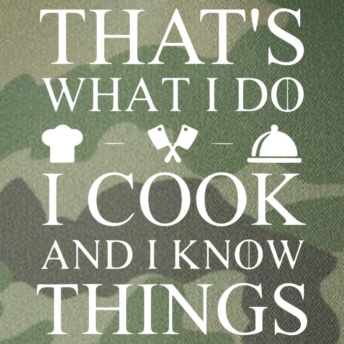 That's What I Do I Cook And I Know Things Legacy Tie Dye Trucker Hat