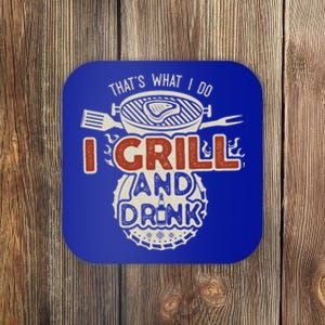 Thats What I Do I And I Grill And I Know Things Bbq Great Gift Coaster