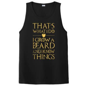 Thats What I Do I Grow A Beard And I Know Things PosiCharge Competitor Tank