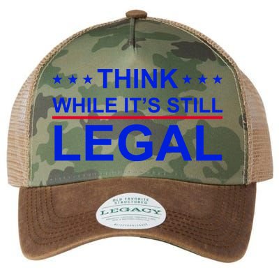 Think While It's Still Legal Constitutional Rights Legacy Tie Dye Trucker Hat