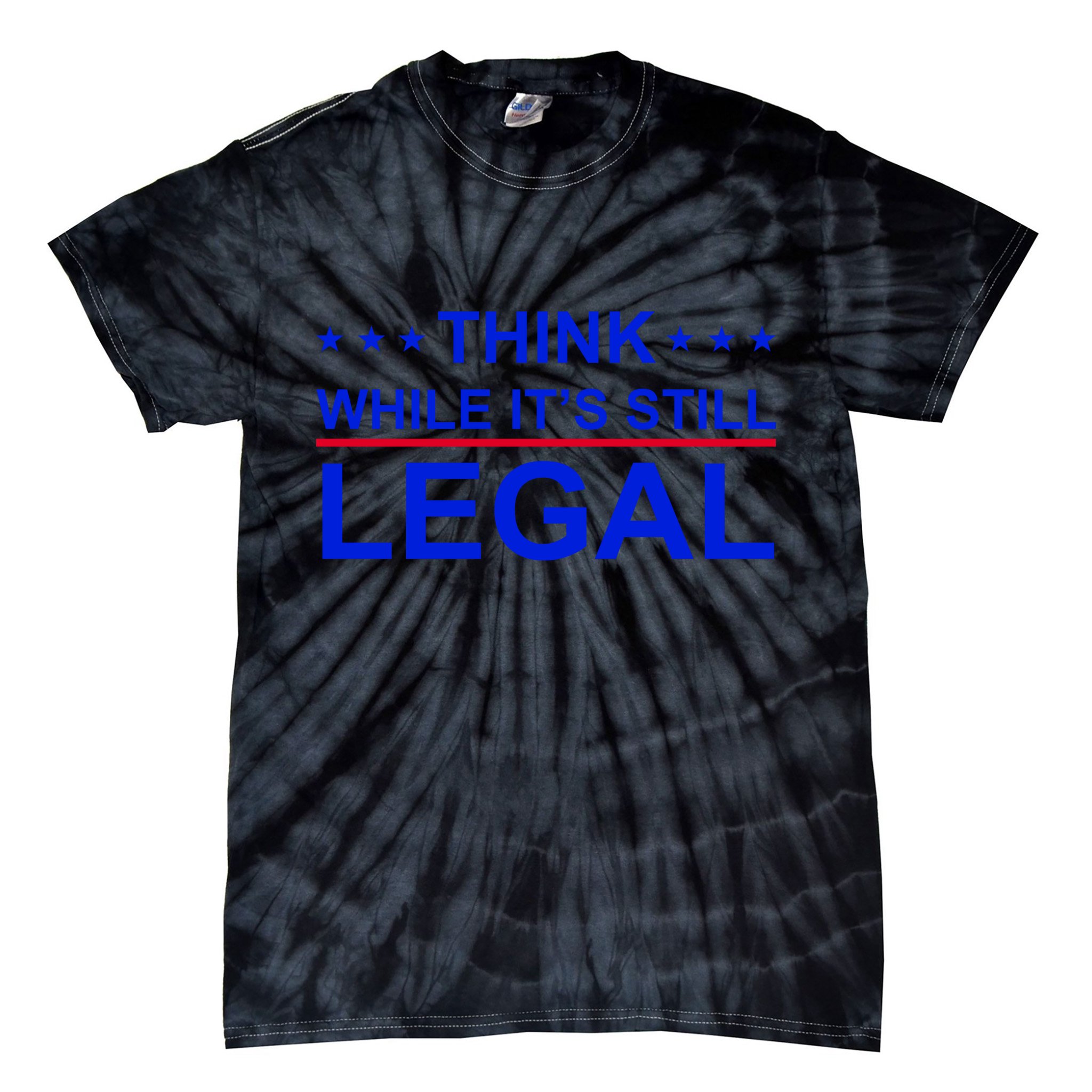 Think While It's Still Legal Constitutional Rights Tie-Dye T-Shirt