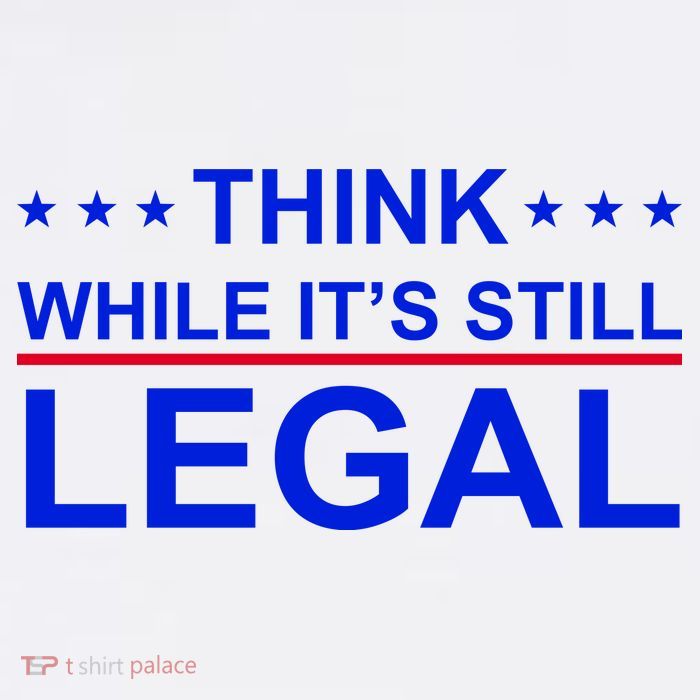 Think While It's Still Legal Constitutional Rights Cooling Performance Long Sleeve Crew