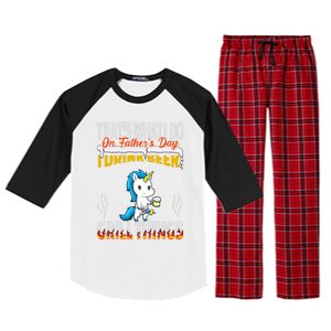 Thats What I Do I Beer And Grill Things Fathers Day Gift Raglan Sleeve Pajama Set