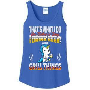 Thats What I Do I Beer And Grill Things Fathers Day Gift Ladies Essential Tank