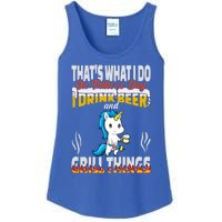 Thats What I Do I Beer And Grill Things Fathers Day Gift Ladies Essential Tank