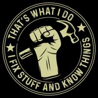 That's What I Do I Fix Stuff And I Know Things Handy Gift Youth Performance Sprint T-Shirt