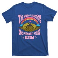 The Water Is Turning The Friggin Frogs Gay Frog Bi Pride T-Shirt