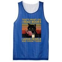 That's What I Do I Read Books I Avoid People I Know Things Mesh Reversible Basketball Jersey Tank