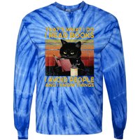 That's What I Do I Read Books I Avoid People I Know Things Tie-Dye Long Sleeve Shirt