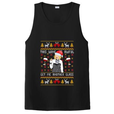This Wine Is Awful Get Me Another Glass Ugly Christmas Cool Gift PosiCharge Competitor Tank