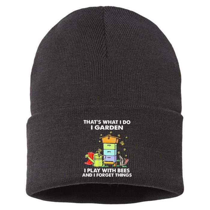 ThatS What I Do I Garden I Play With Bees & I Forget Things Sustainable Knit Beanie